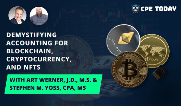 Master the complexities of blockchain and cryptocurrency with this comprehensive course designed specifically for tax and accounting professionals....